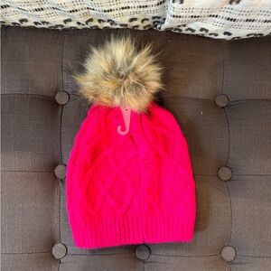 J. Crew set of hat and gloves
